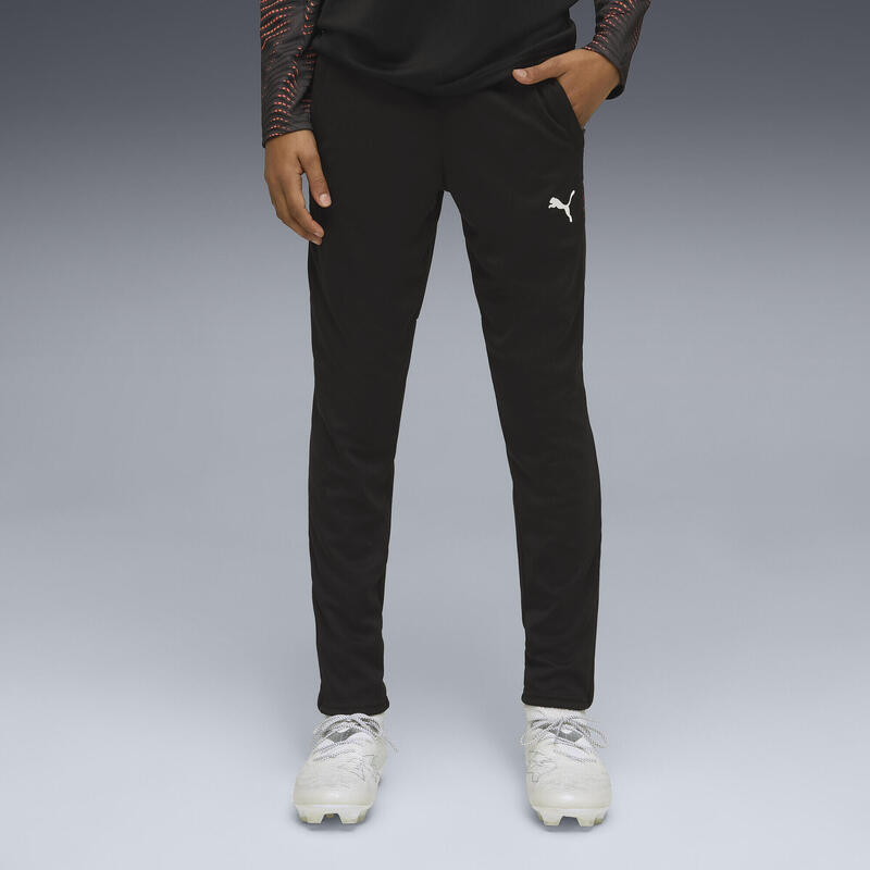 Pantalon copii talie elastică Individualfinal, negru PUMA