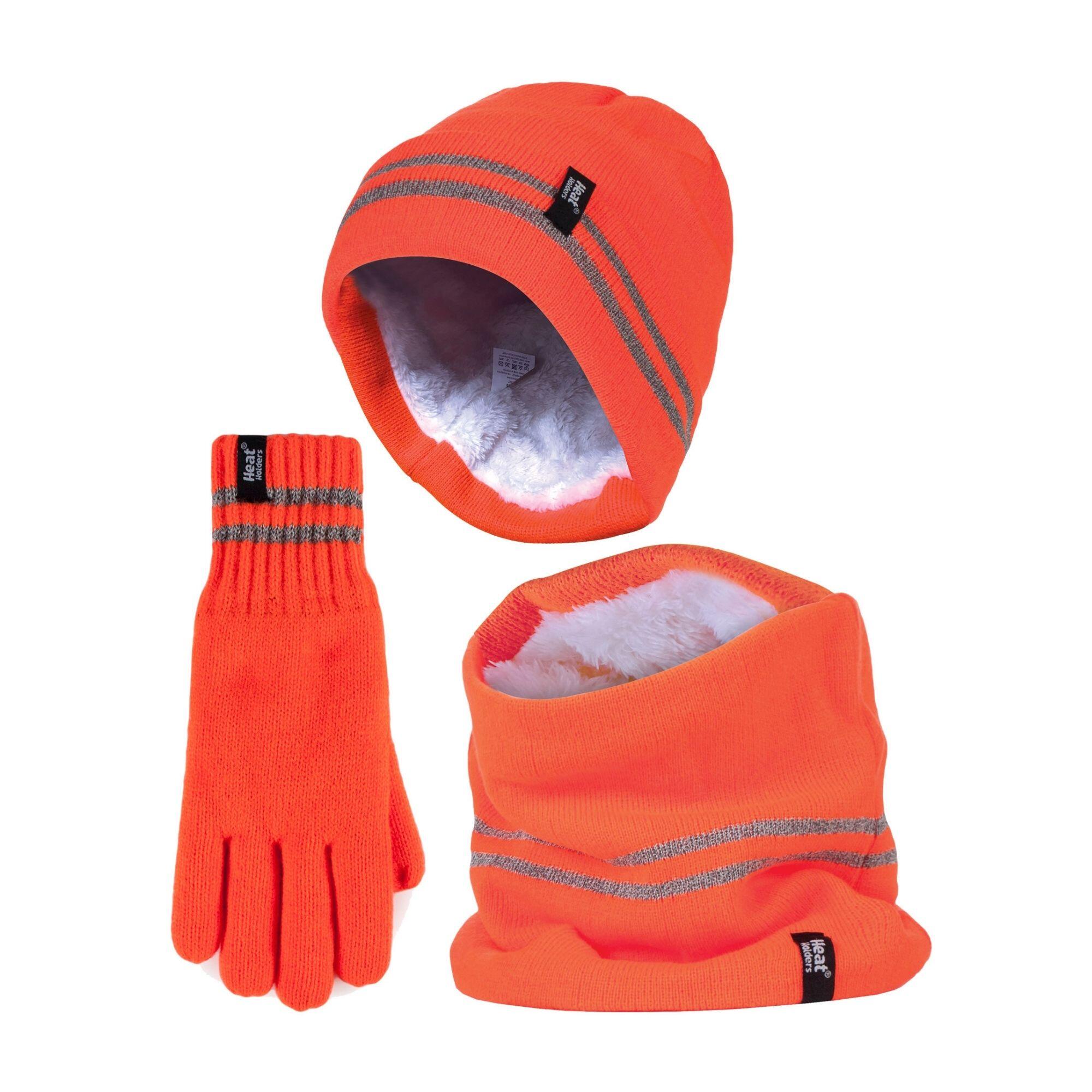 HEAT HOLDERS Heat Holders - Set di accessori uomo: cappello, scaldacollo e guanti, 3 paia.