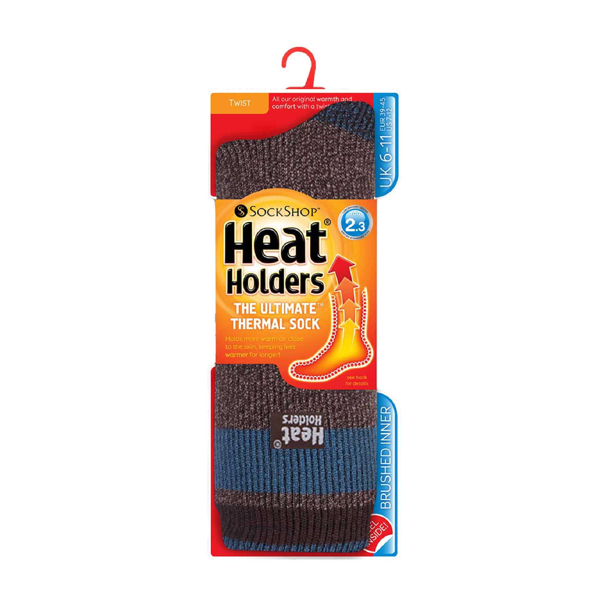 Heat Holders - 1 Paire Chaussettes Thermiques Hommes 2/6