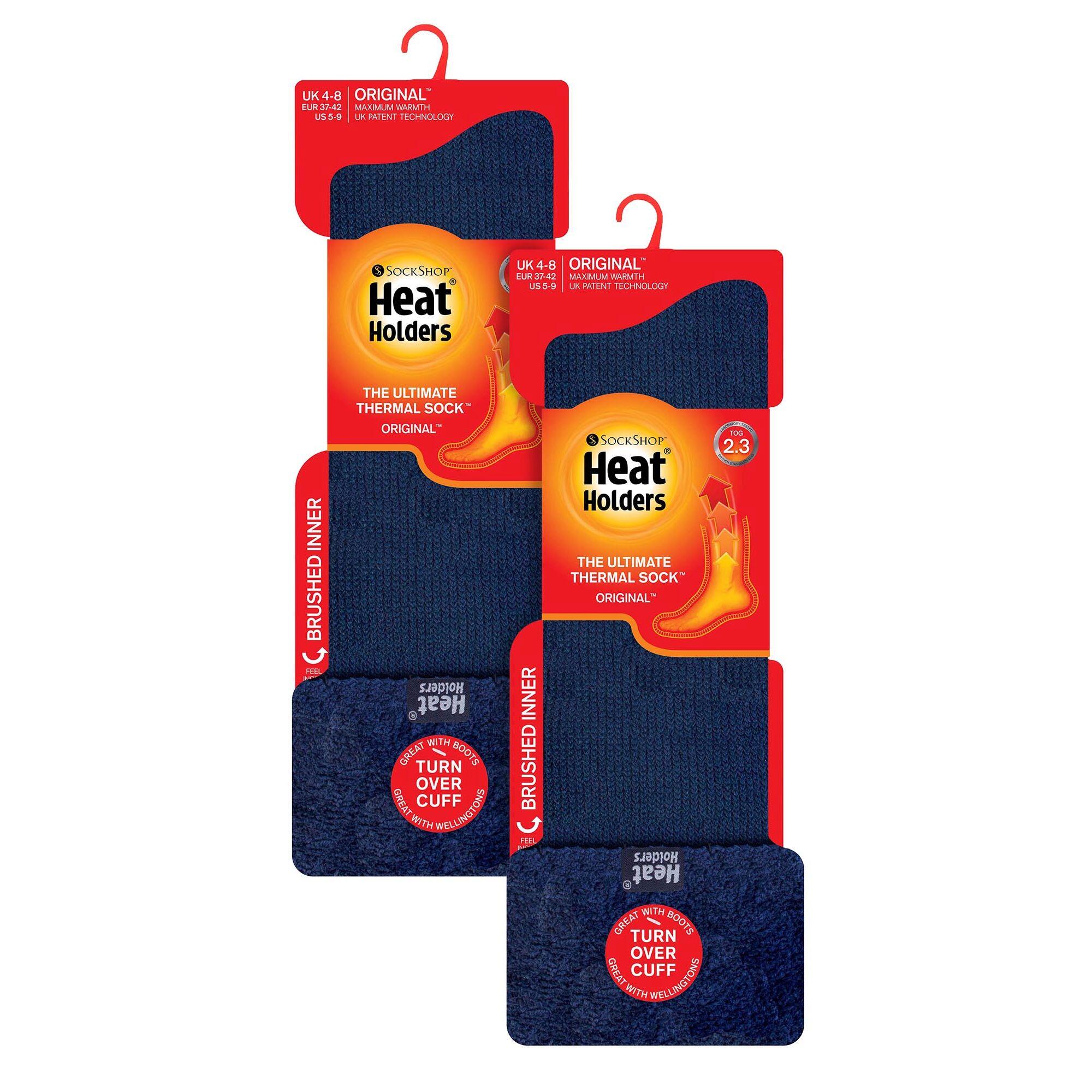 Lot de 2 paires de chaussettes pour bottes Wellington pour femme 2/6