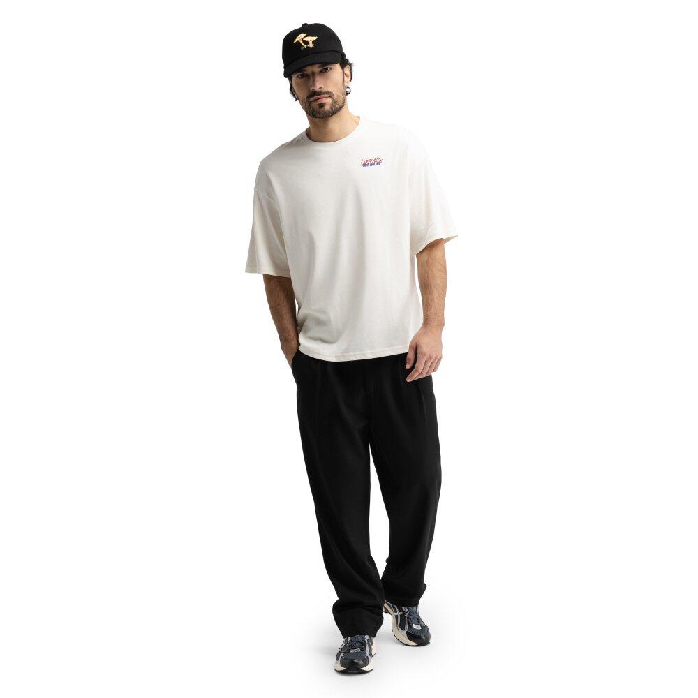 Herren weite bundfaltenhose Kram Black Schwarz 3/6
