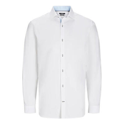 Overhemd jack & jones parker helder wit