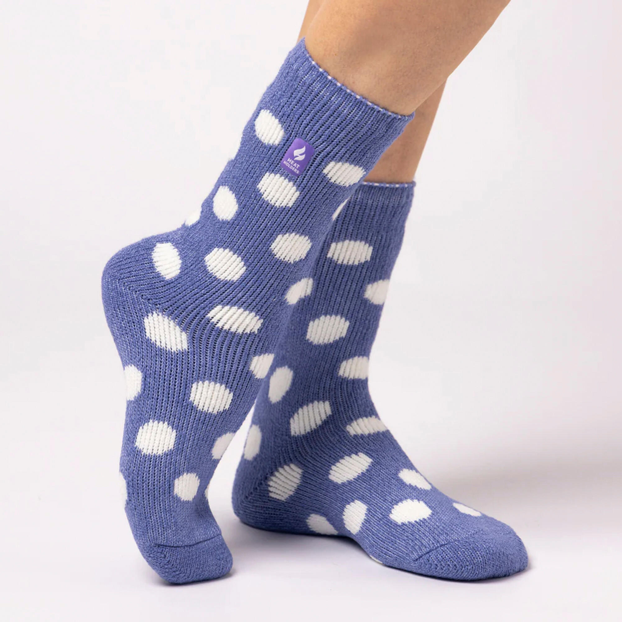 Ladies Jacquard Thermal Socks for Winter 3/4