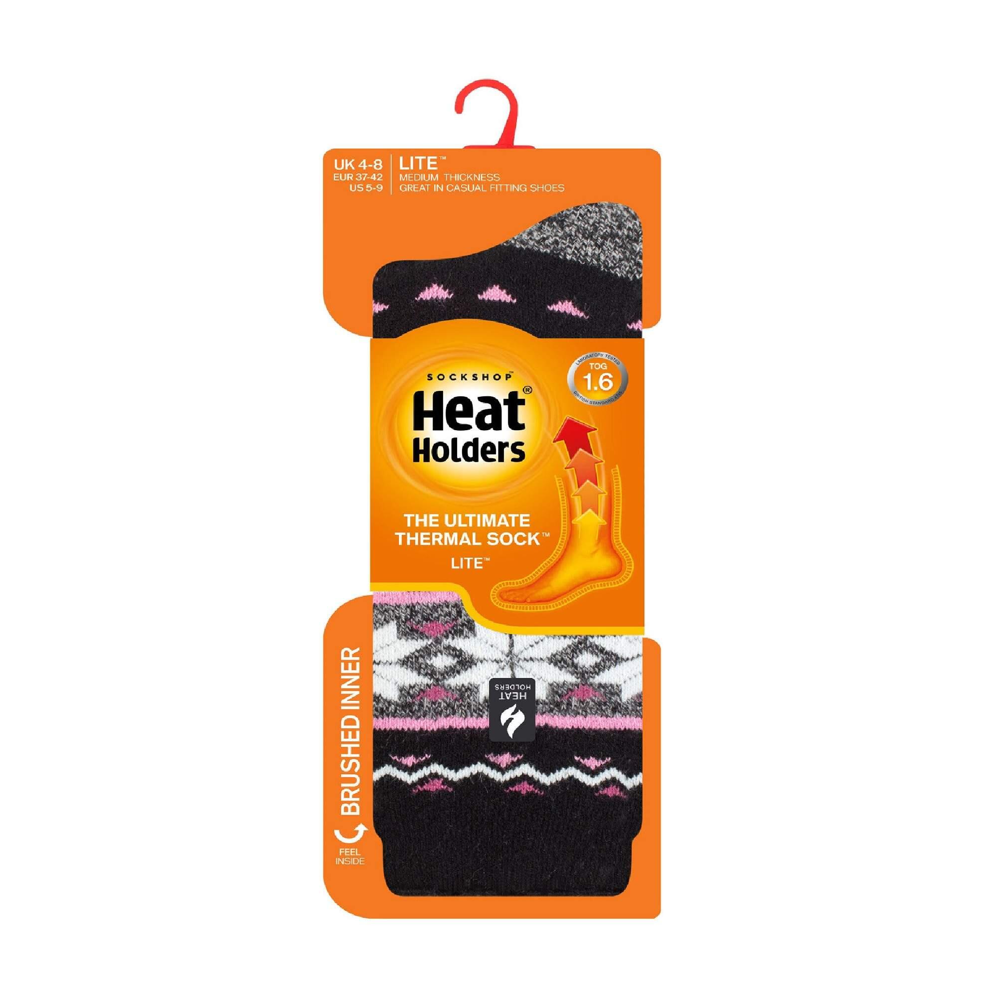 Heat Holders Lite - Femme Couleur Fantaisie Chaussettes Thermiques Pour Hiver 2/6