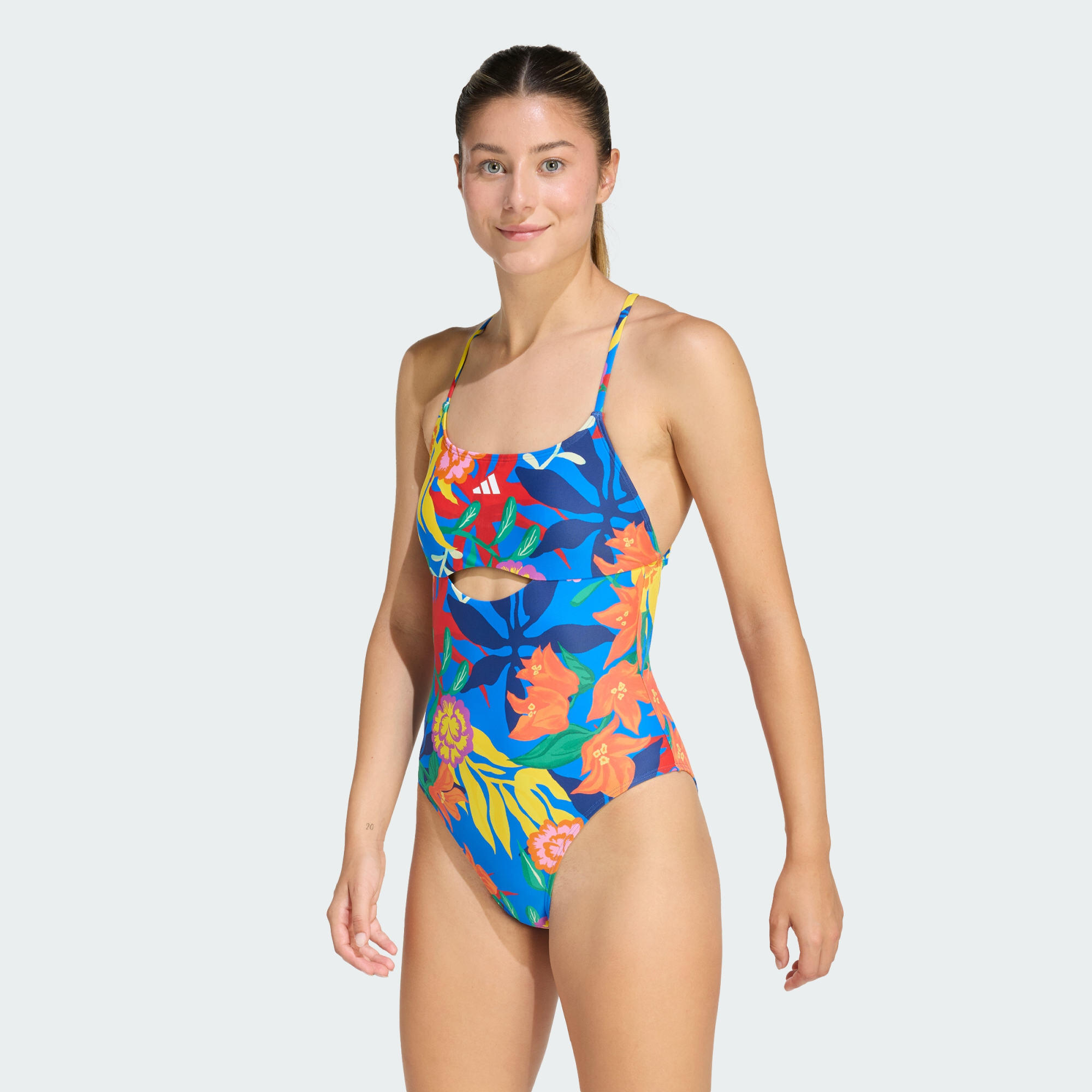 ADIDAS PLAVKY MEXICANA FLORALS SE ZAVAZOVÁNÍM NA ZÁDECH