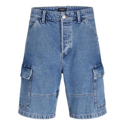 Shorts jack & jones cargo alex lichtblauwe denim