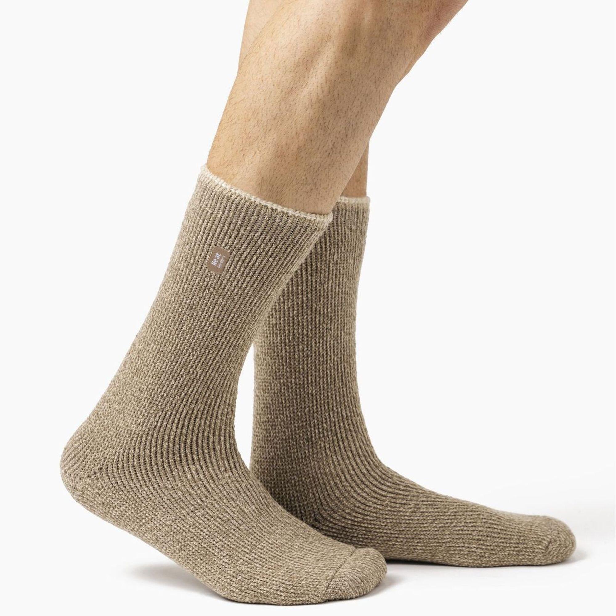 Lot de 2 chaussettes thermiques en laine mérinos pour homme 3/6