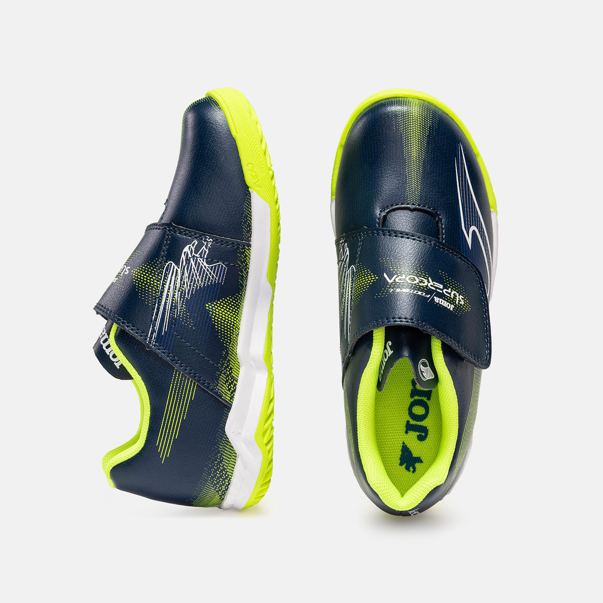 Zapatillas Fútbol Sala Niños Joma Supercopa Jr 26 IN Marino 4/5