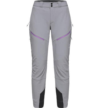 Pantalon softshell femme Haglöfs Discover Touring gris 36 | déperlant