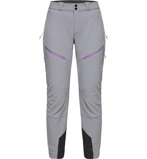 Pantalon softshell femme Haglöfs Discover Touring gris 36 | déperlant