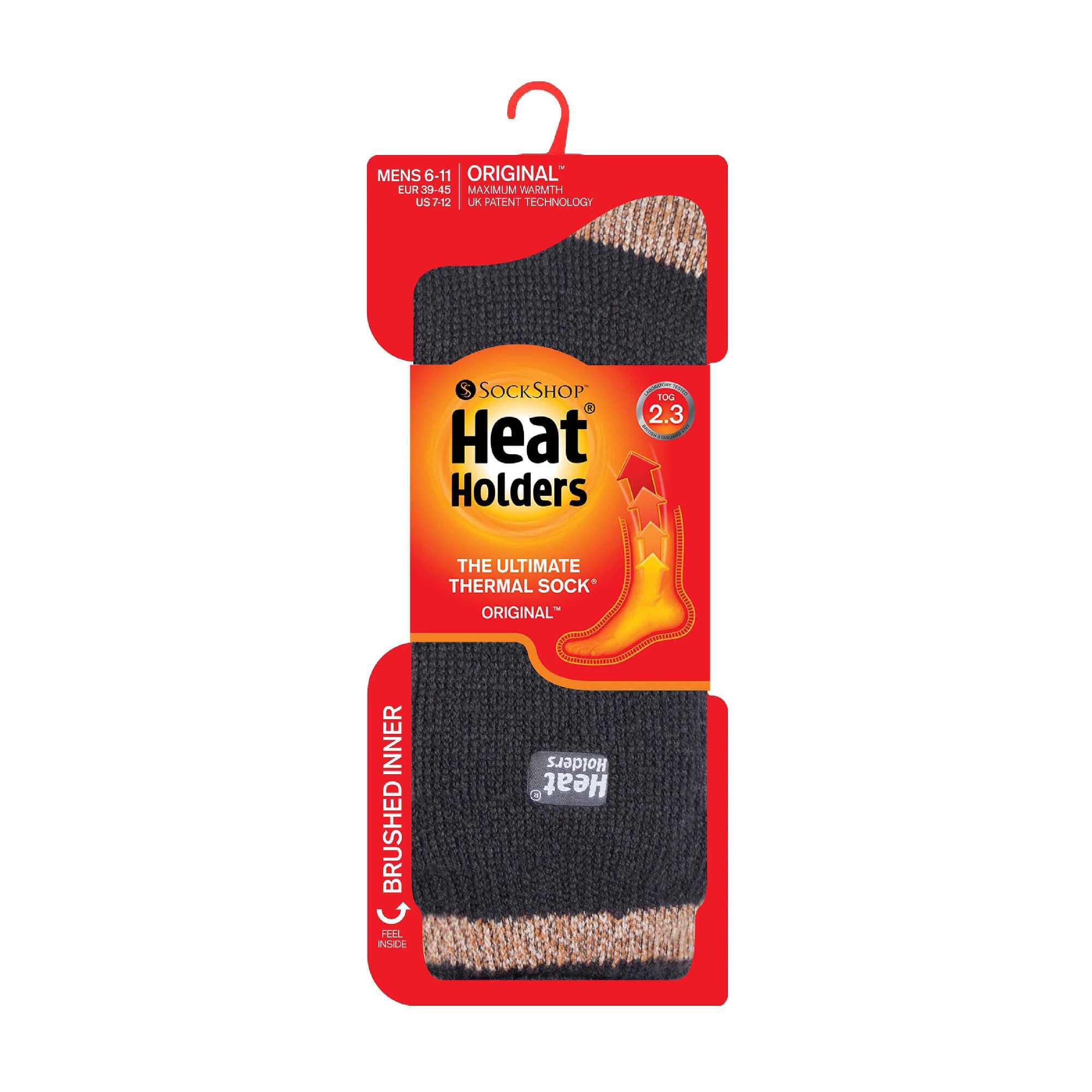 Heat Holders - 1 Paire Chaussettes Thermiques Hommes 2/6