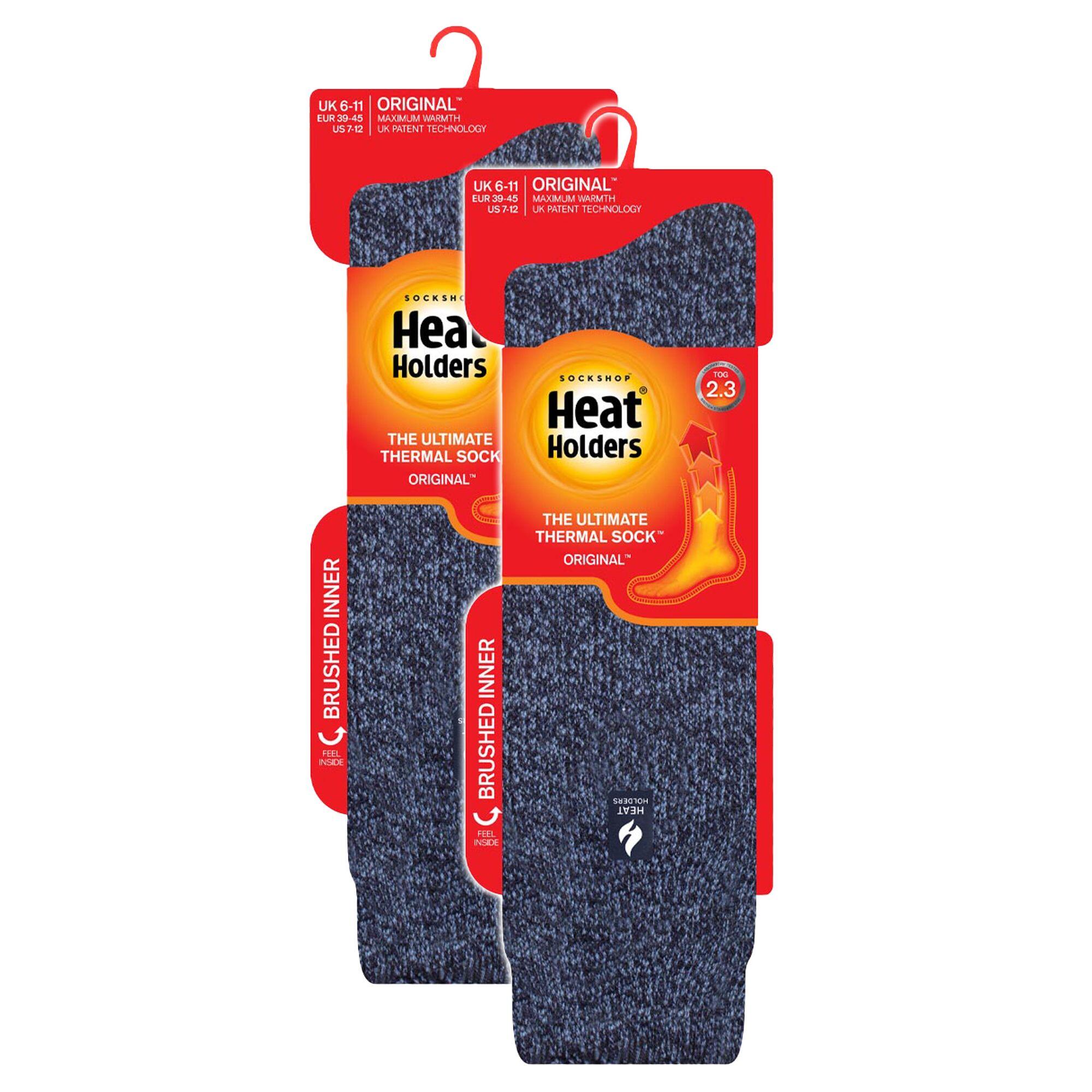 2 Pack Mens Extra Long Knee High Ski Socks 2/5