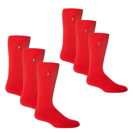 Heat Holders - 6 paires de chaussettes thermiques d'hiver épaisses pour hommes