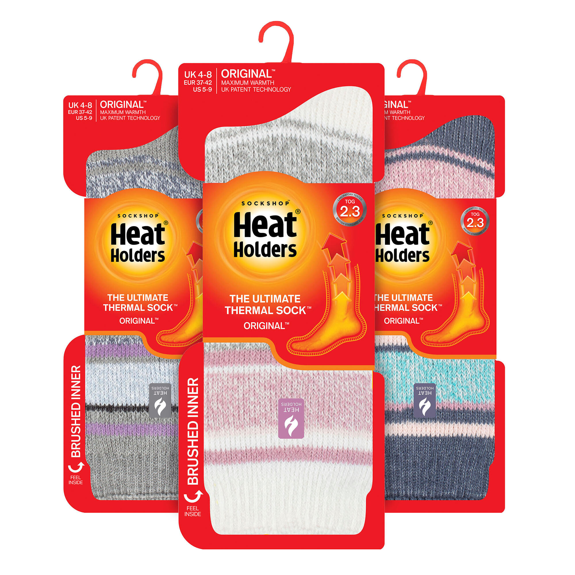 Heat Holders - Lot 3 Paires Chaussettes Thermiques Isolées Femme Hiver 2/6