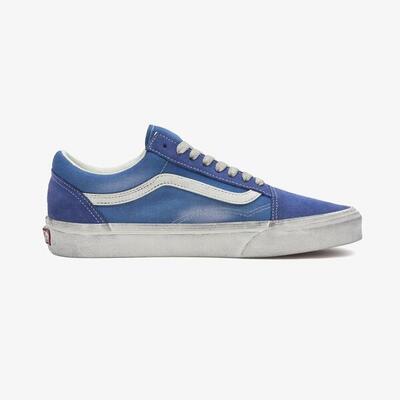 Sneakers vans old skool wave gewassen blauw