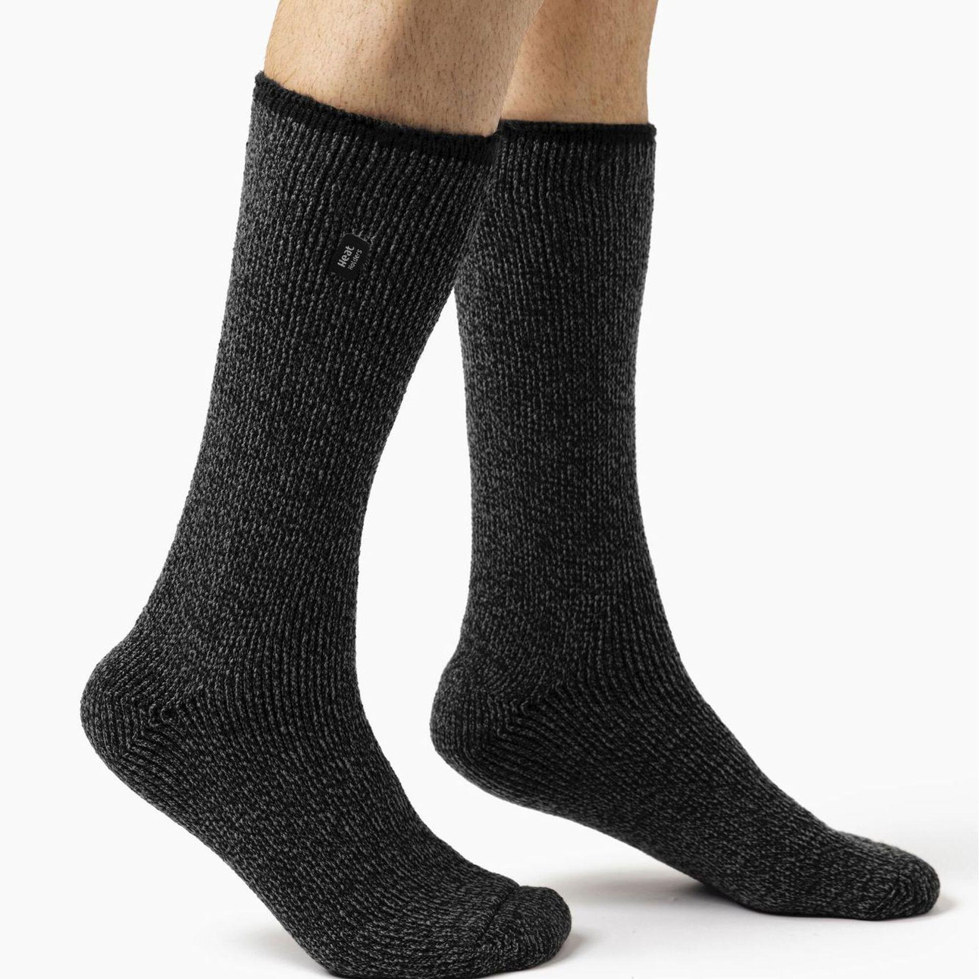 Lot de 2 chaussettes thermiques en laine mérinos pour homme 3/6