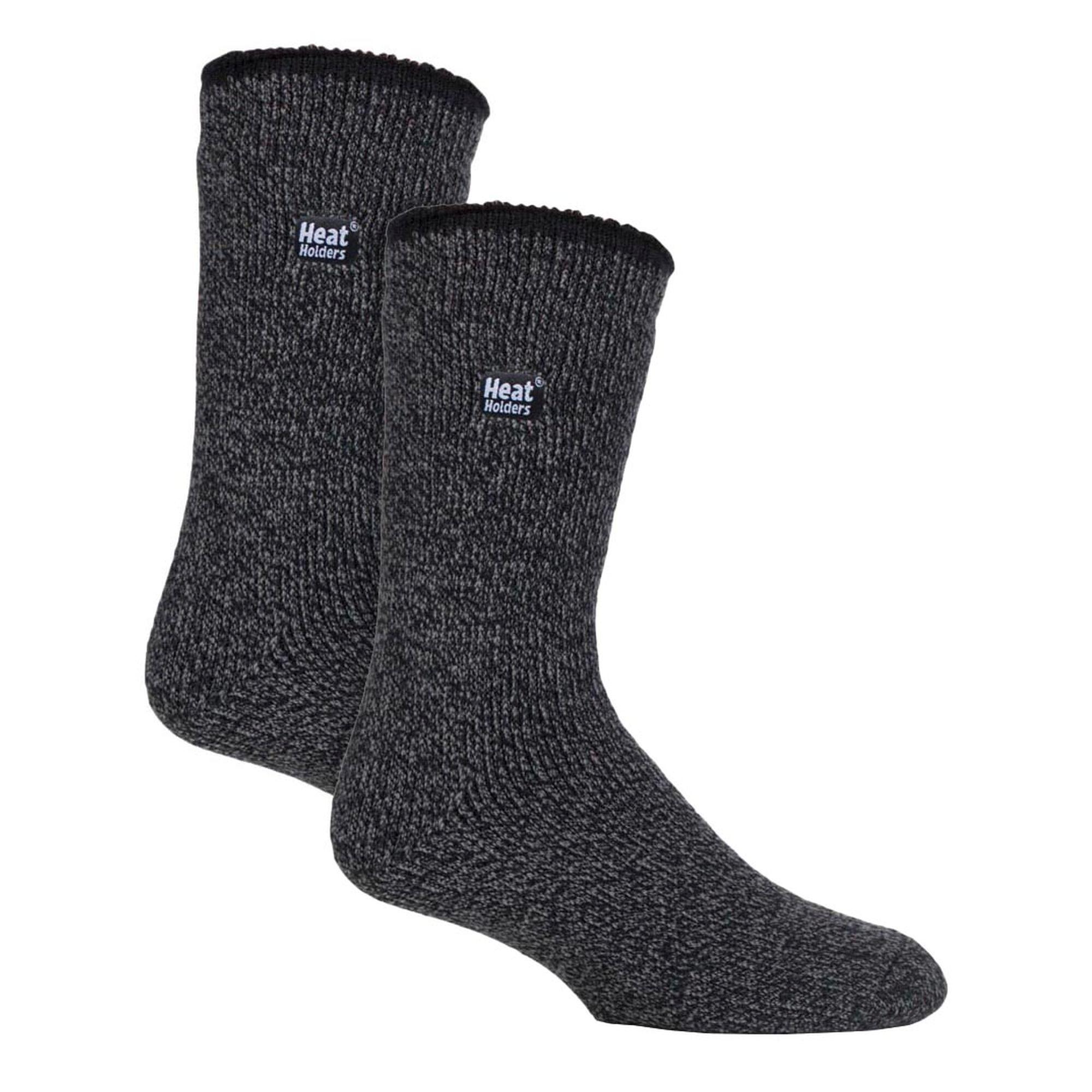 HEAT HOLDERS Mens 2 Pack Merino Wool Thermal Socks