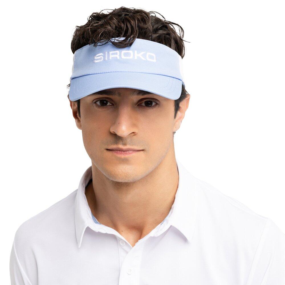 Herren und Damen Tennis -visor GameCup Light Blue Blau 6/6