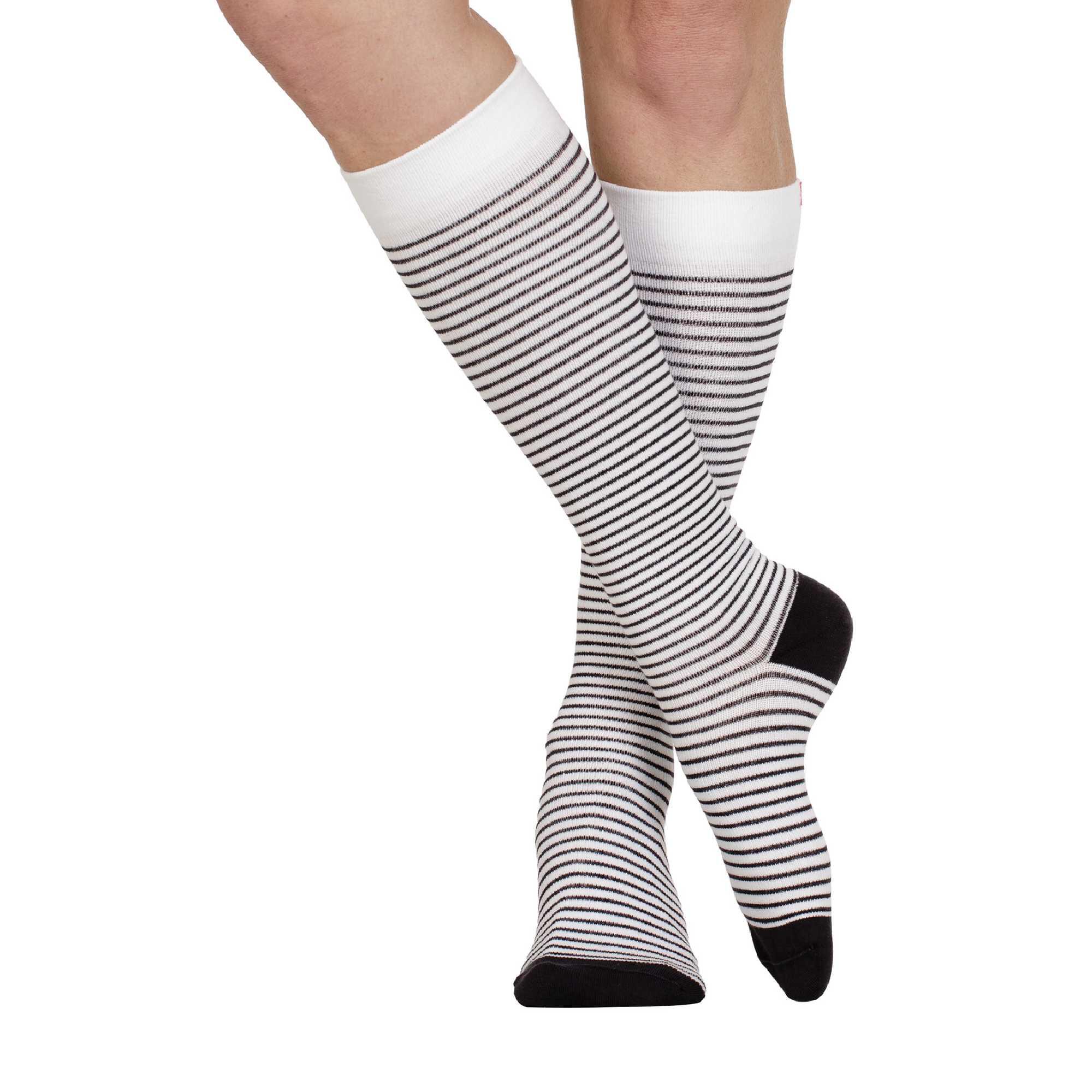 VIM&VIGR - Chaussettes Contention Femme Homme | Coton 30-40 mmhg Bas Compression 2/6