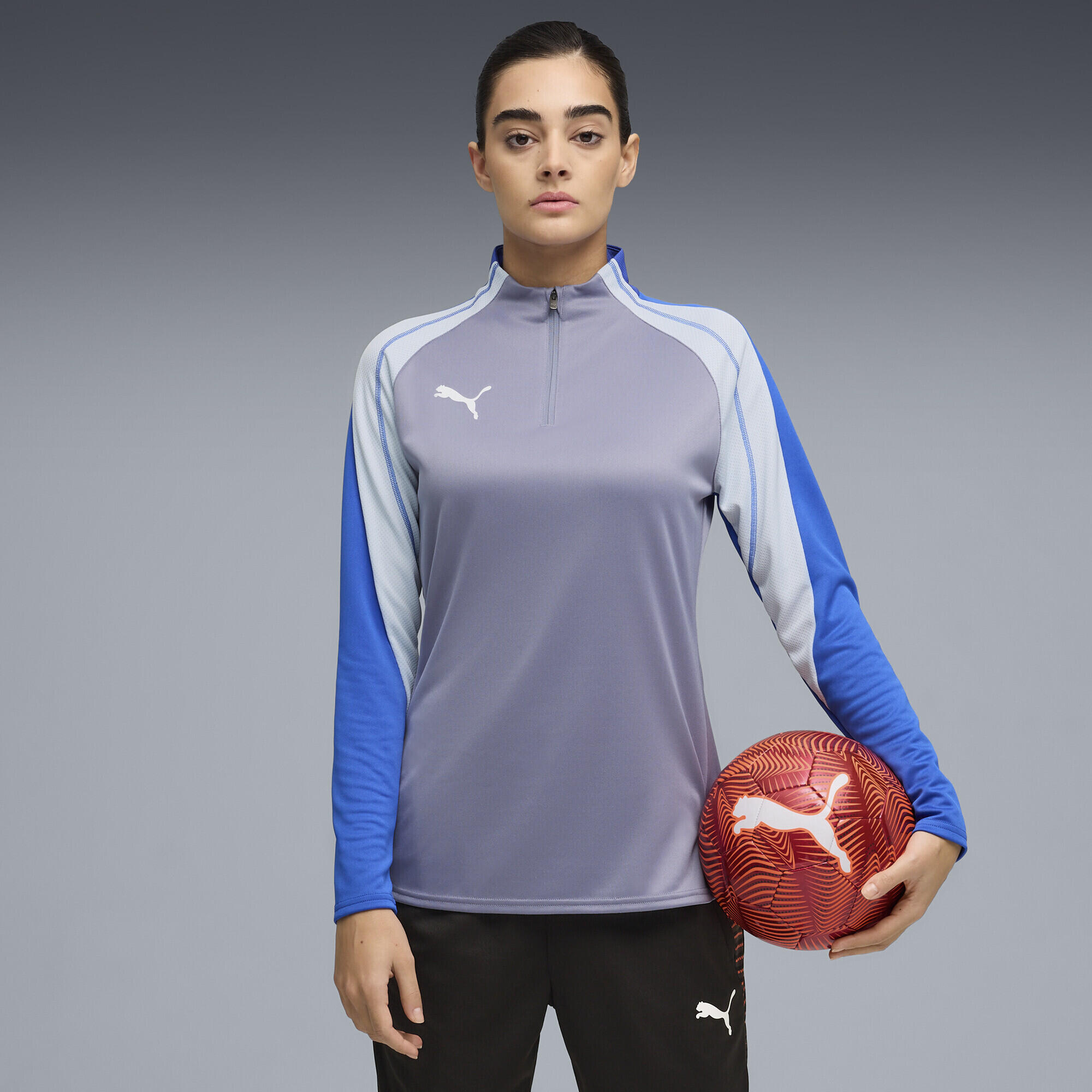 Damska bluza piłkarska z zamkiem 1/4 individualBLAZE PUMA
