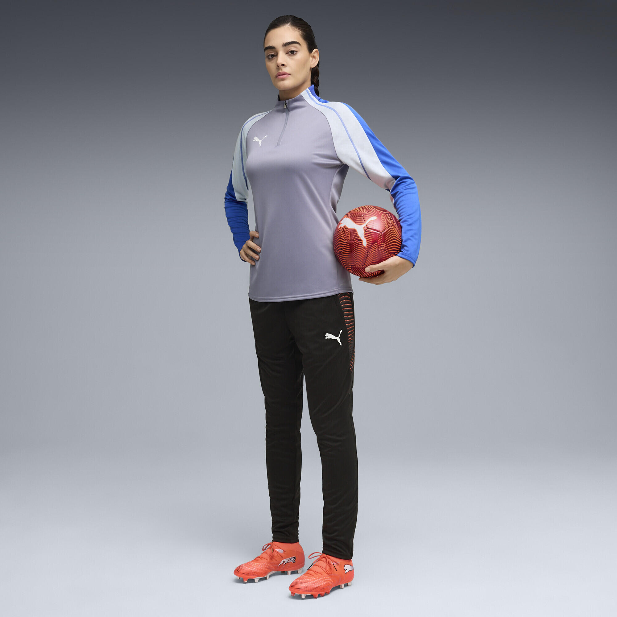 IndividualBLAZE Fußballtop mit viertellangem Reißverschluss Damen PUMA 4/5