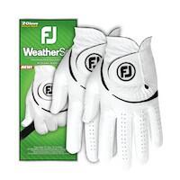 Gants de golf Footjoy Weathersoft, lot de 2, pour hommes, blancs
