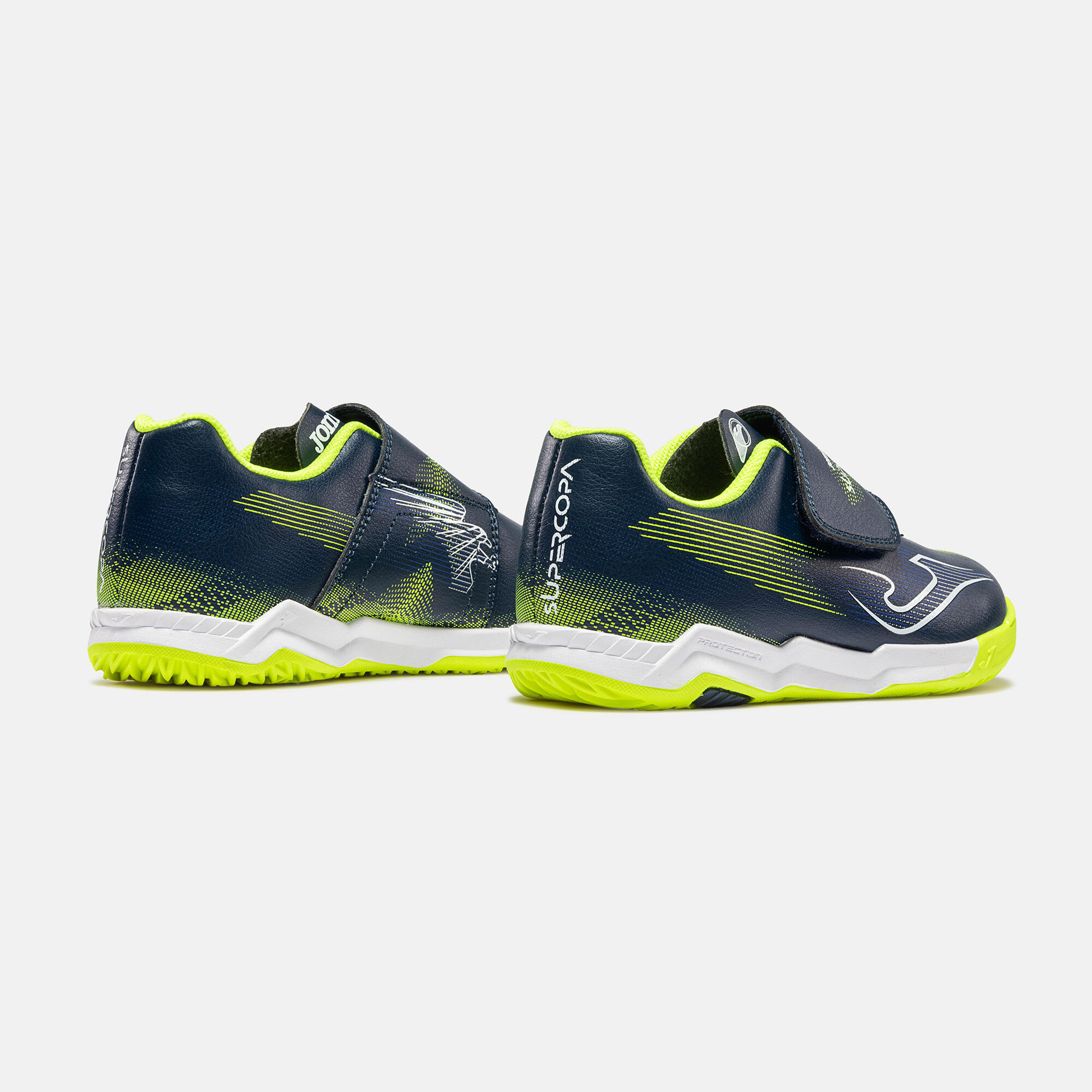 Zapatillas Fútbol Sala Niños Joma Supercopa Jr 26 IN Marino 3/5
