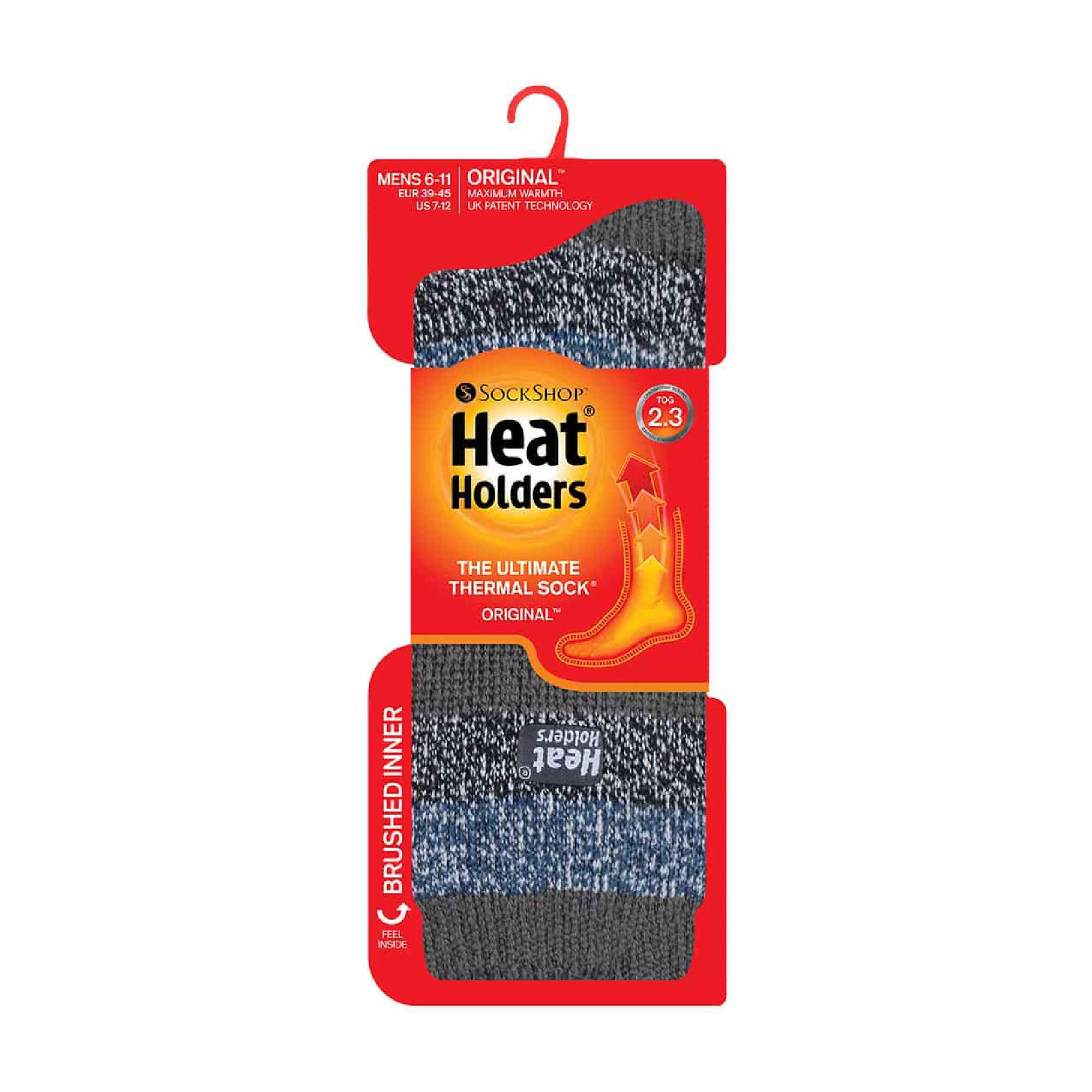 Heat Holders - 1 Paire Chaussettes Thermiques Hommes 2/6