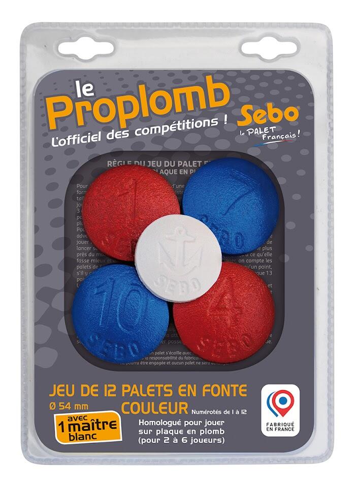 Jeu de 12 palets vendéens en fonte B/R + 1 maître blanc, pour plaque en plomb. 2/3