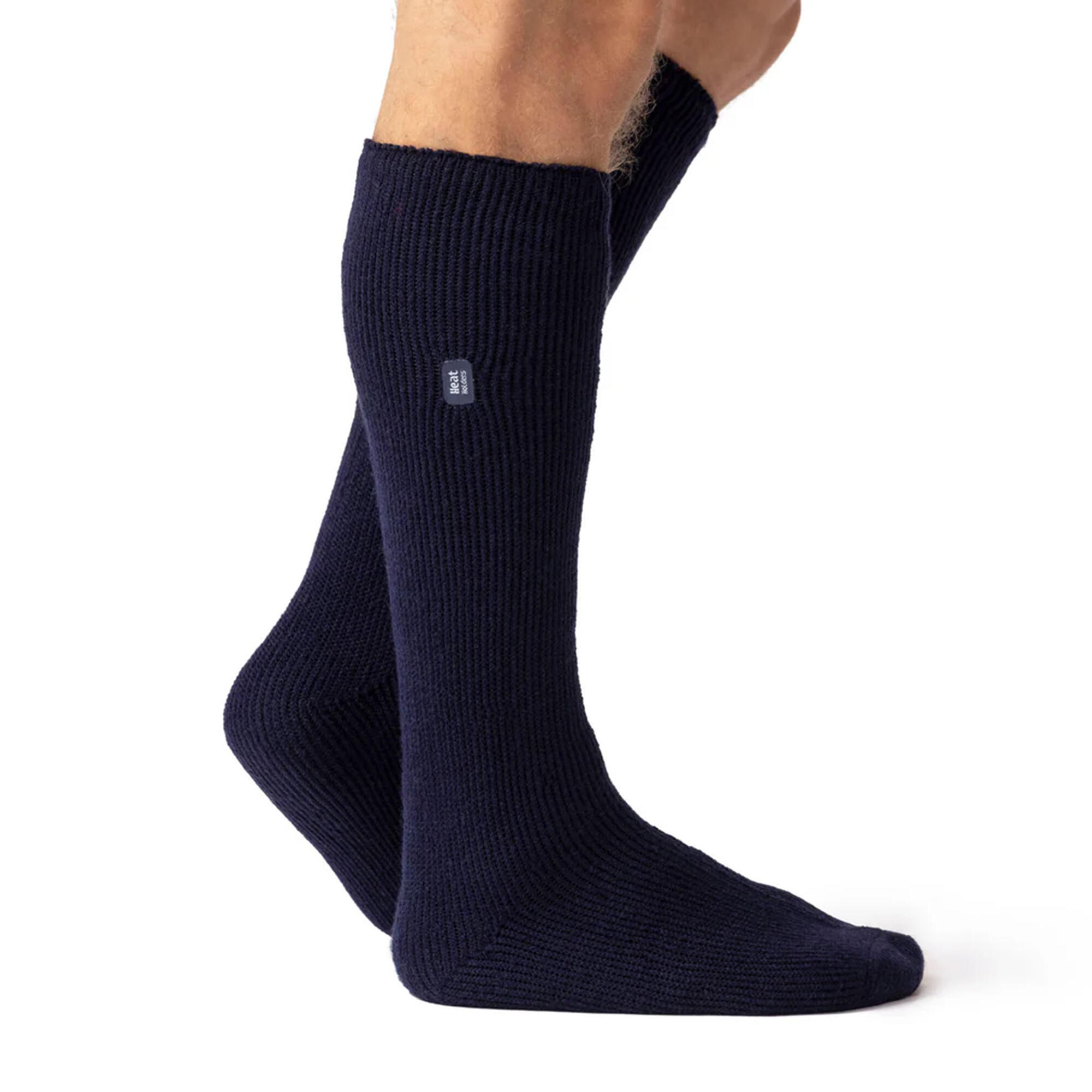 Lot de 2 chaussettes de ski extra longues pour hommes 4/5