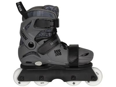 Pattini in linea Powerslide Glitch Adj. Grigio Nero