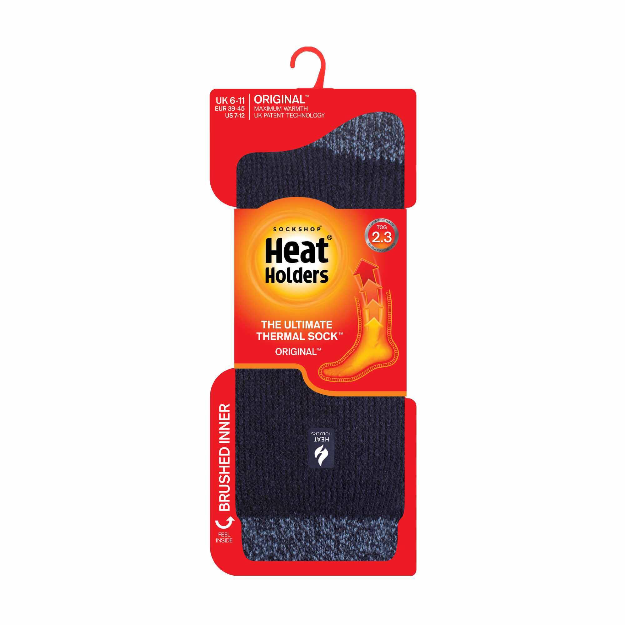 Mens Twist Patterned Thick Winter Warm Thermal Socks 2/6