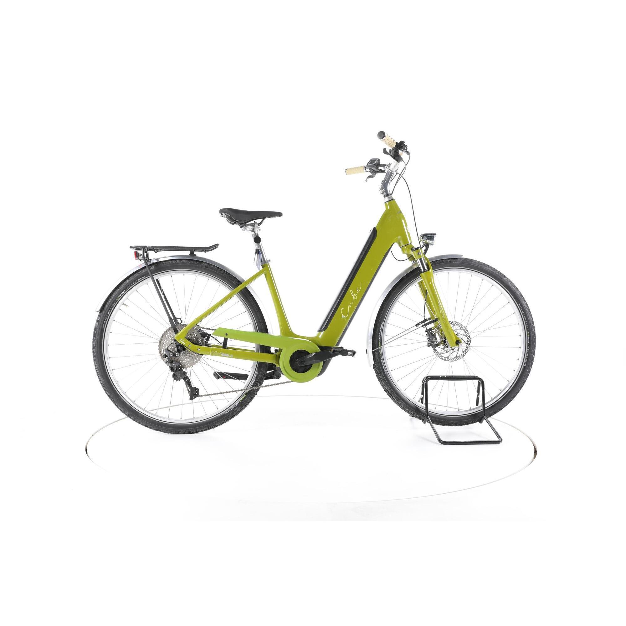 Cube - Reconditionné - Cube Ella Ride Hybrid Trekking Vélo Entrée Basse - Bon - Vélo Tout Chemin - Vert - 46 L/xl - Decathlon