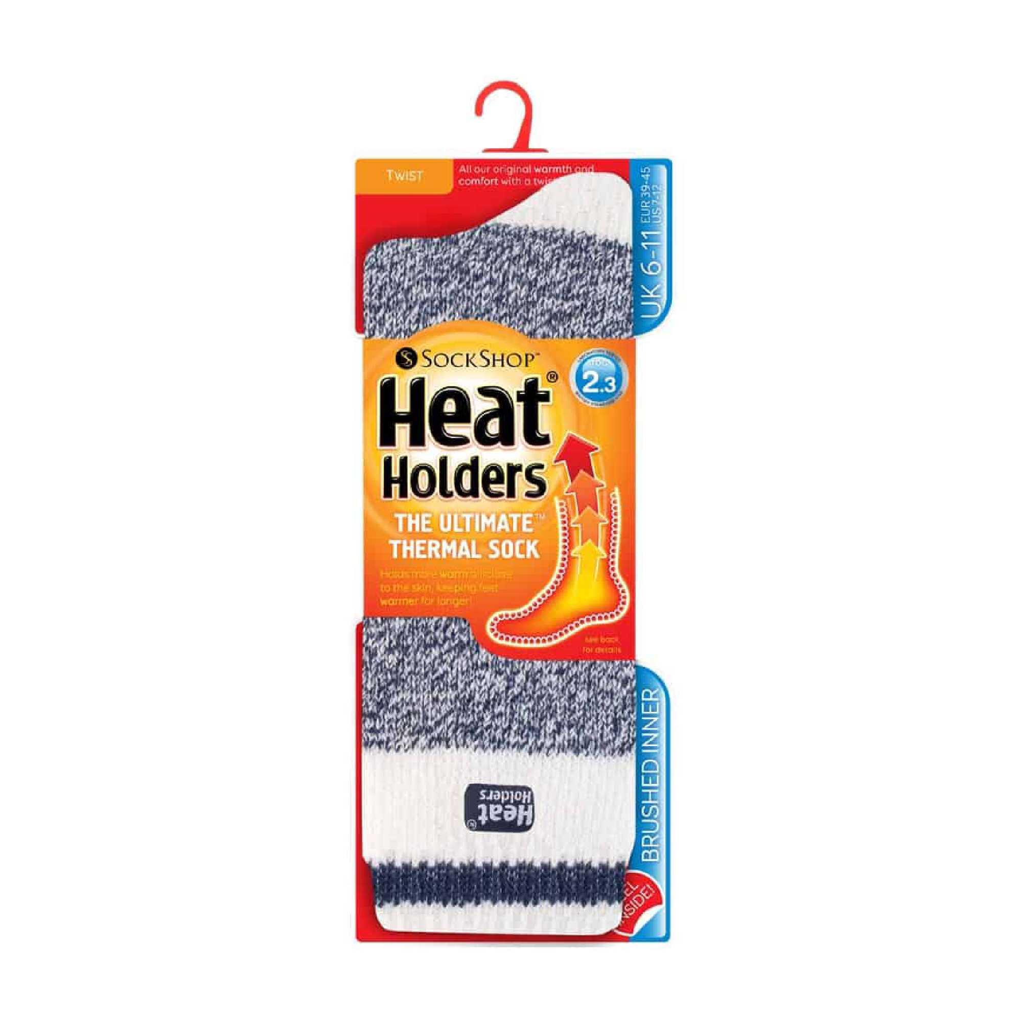 Heat Holders - 1 Paire Chaussettes Thermiques Hommes 2/6