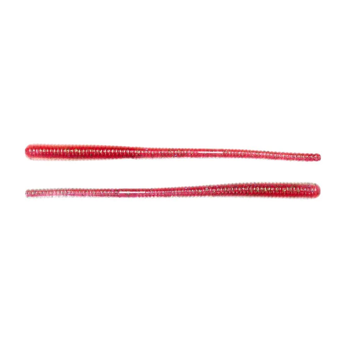 Finesse worm Live Target 14 cm, 14 g, red red, 10 buc / plic