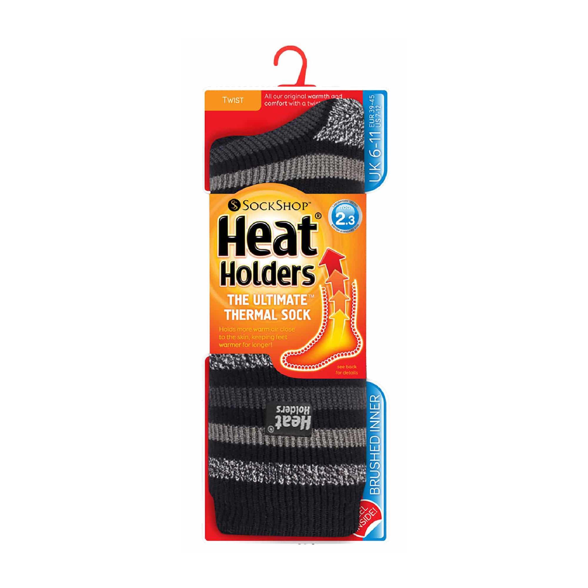 Heat Holders - 1 Paire Chaussettes Thermiques Hommes 2/6