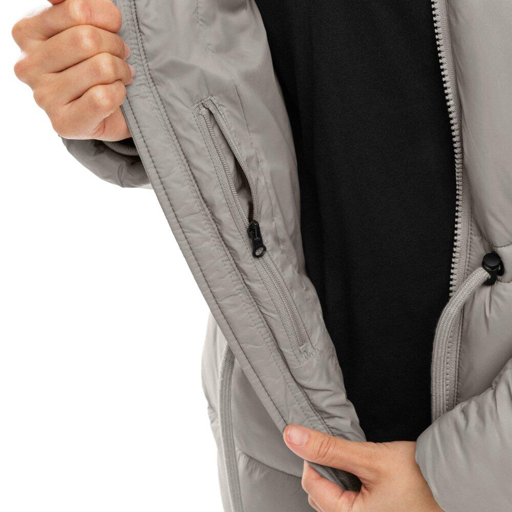 Piumino lungo cappotto da donna Lifestyle Hemisphere Grigio 6/7