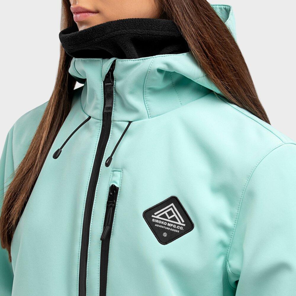Veste snowboard femme Sports d'hiver W2-W Senja Turquoise 6/7