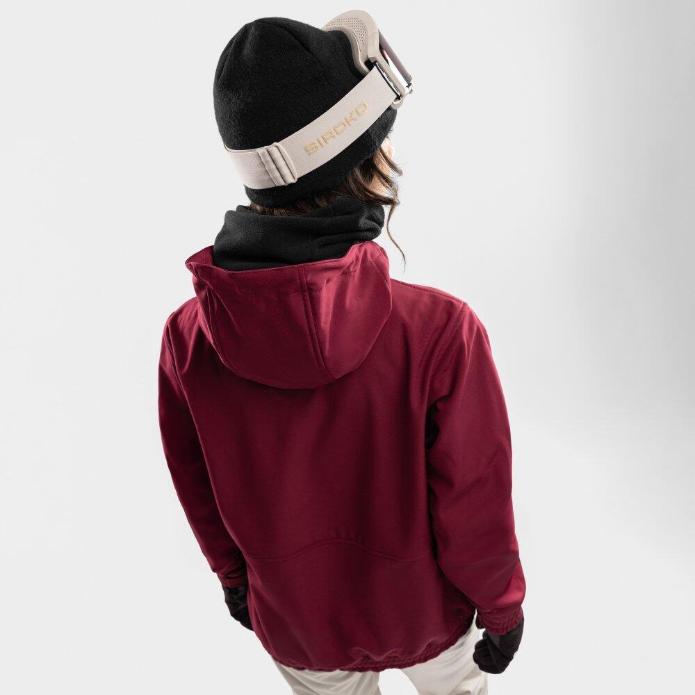 Women Winter sports 's snowboard jacket W1-W Groenland Maroon 6/8