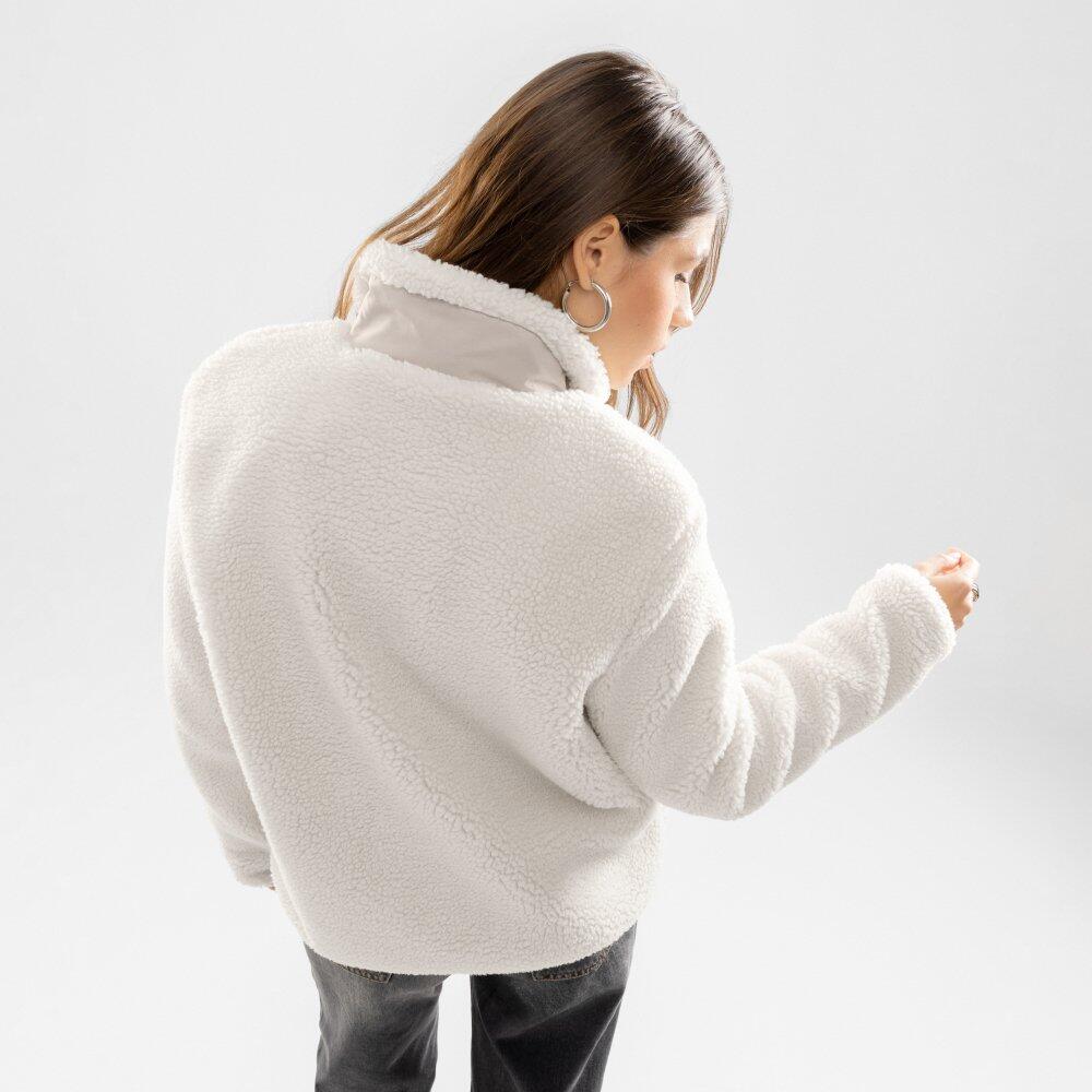 Veste sherpa femme Lifestyle Inari-W Beige 6/8