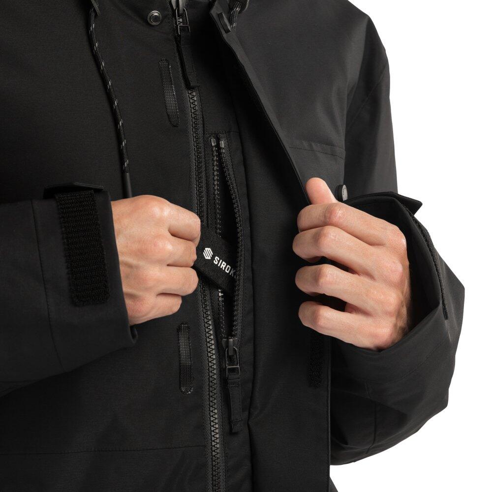 Giacca da snowboard premium da uomo Sport invernali SRX Edgewood Nero 6/8
