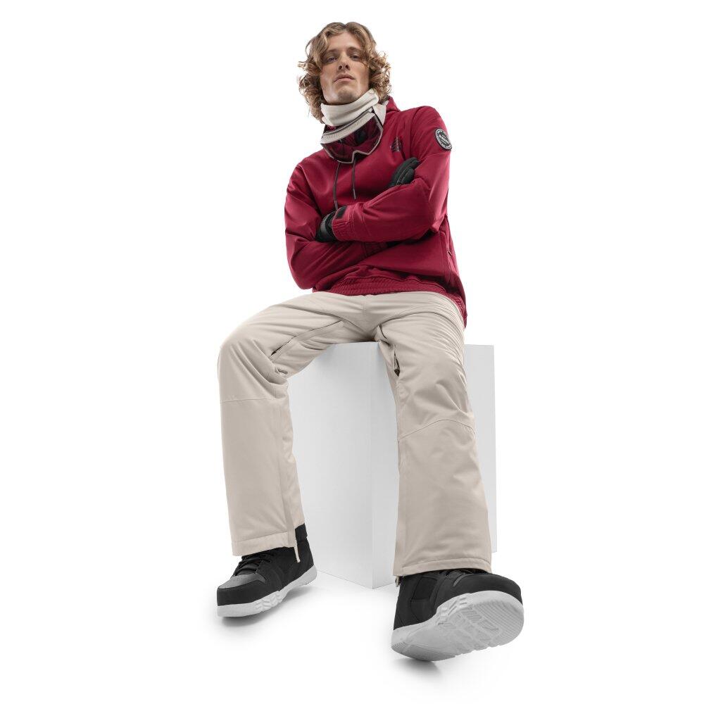 Veste snowboard homme Sports d'hiver W1 Groenland Bordeaux 3/8