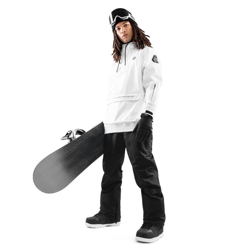 Jacheta de snowboard pentru bărbați W3 Antarctica Alb