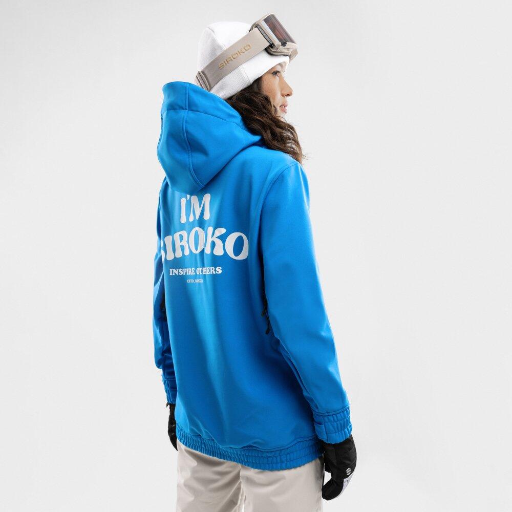 Dames Wintersport snowboardjas W3-W Ollie Blauw 6/8