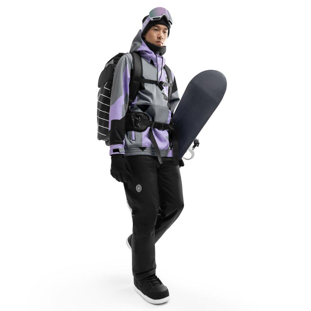 Veste snowboard homme Sports d'hiver W1 Tignes Lavande 3/8