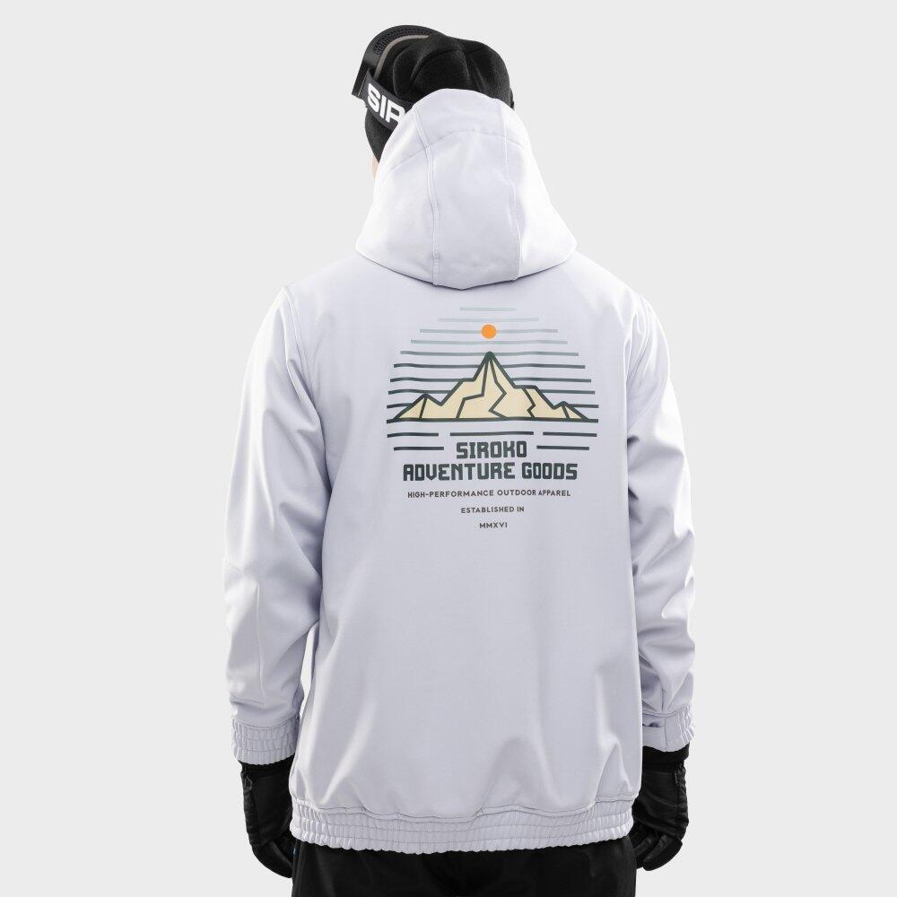 Veste snowboard homme Sports d'hiver W3 Lhotse Gris 6/8