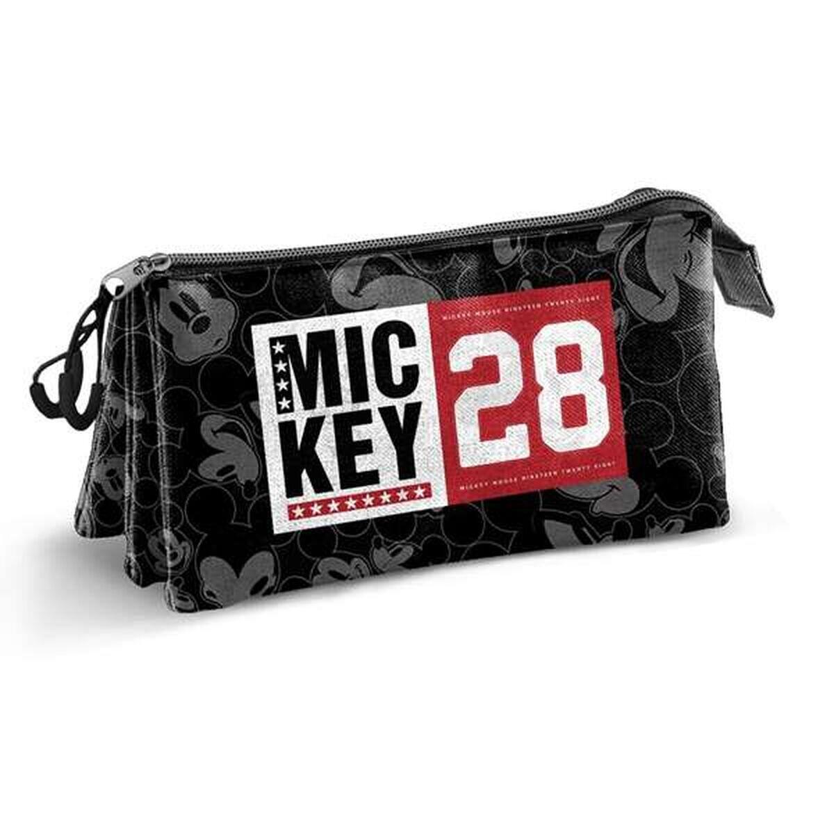 Portatodo Triple DISNEY Negro 4/4