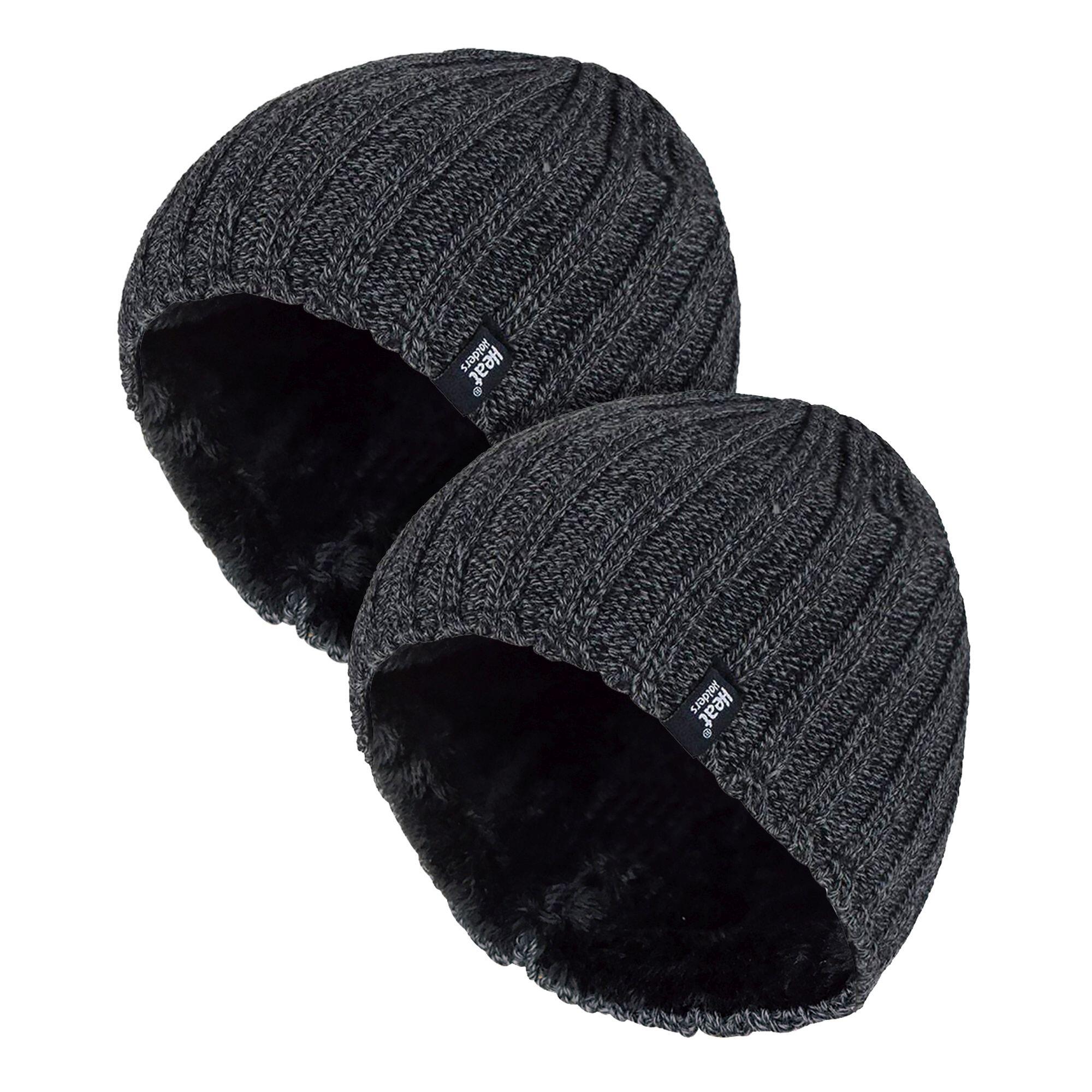 HEAT HOLDERS Heat Holders - Cappello Termico Uomo, 2 PK Maglia Cuffia