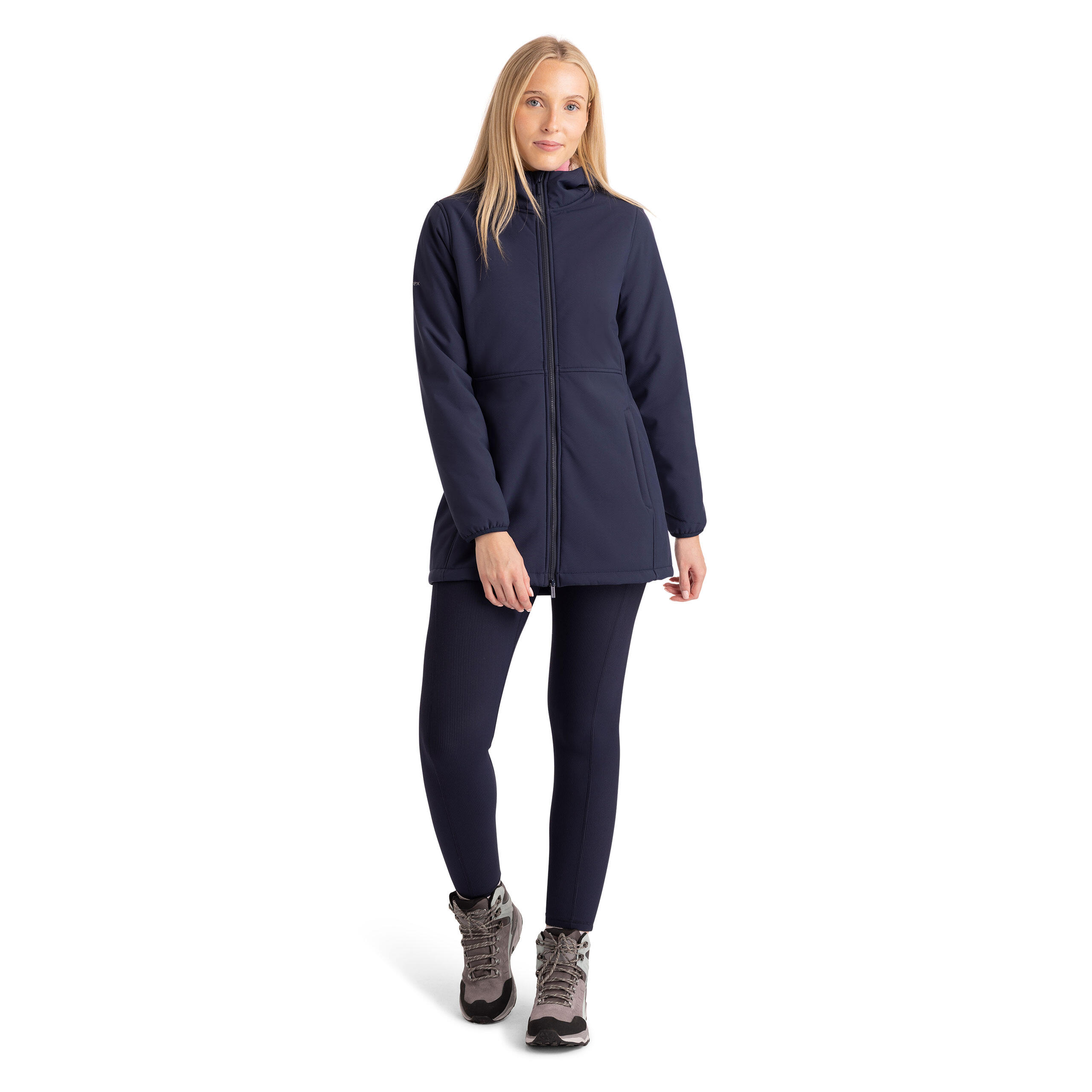 Trespass Sine - Casaco Softshell Feminino Azul Marinho 5/5