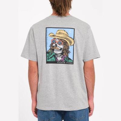 T-shirt volcom scowboy grijs gemêleerd